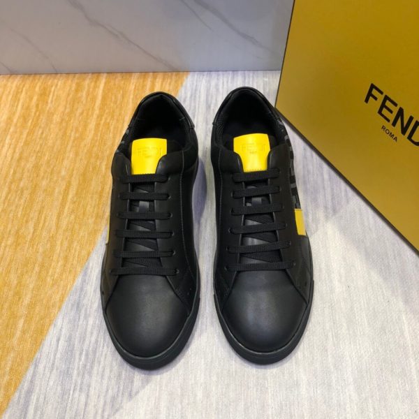 Shoes FENDI 2020 Skateboard black x yellow 10