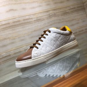 Shoes FENDI 2020 Skateboard gray x brown x yellow 15