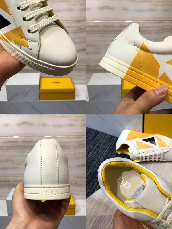 Shoes FENDI 2020 Skateboard white x black x yellow 4