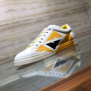 Shoes FENDI 2020 Skateboard white x black x yellow 15