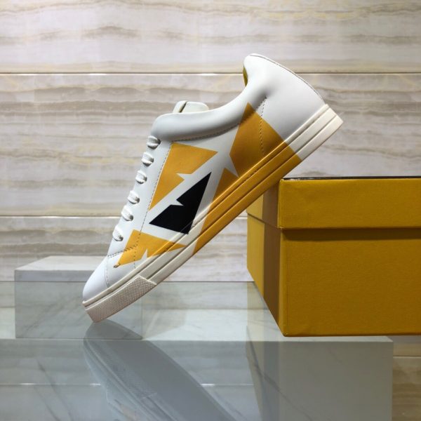 Shoes FENDI 2020 Skateboard white x black x yellow 8