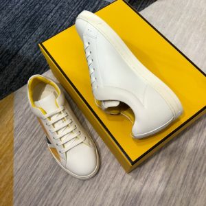 Shoes FENDI 2020 Skateboard white x black x yellow 18