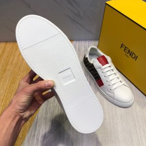 Shoes FENDI 2020 Skateboard white x red x black 11