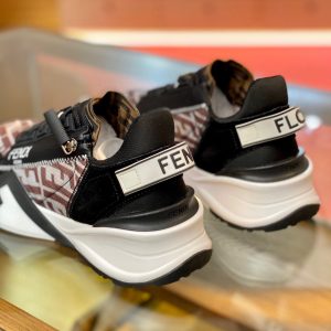 Shoes FENDI 2021 Flow LYCRA® black x brown pattern 11