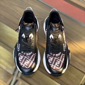 Shoes FENDI 2021 Flow LYCRA® black x brown pattern 14