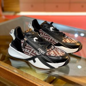 Shoes FENDI 2021 Flow LYCRA® black x brown pattern 15