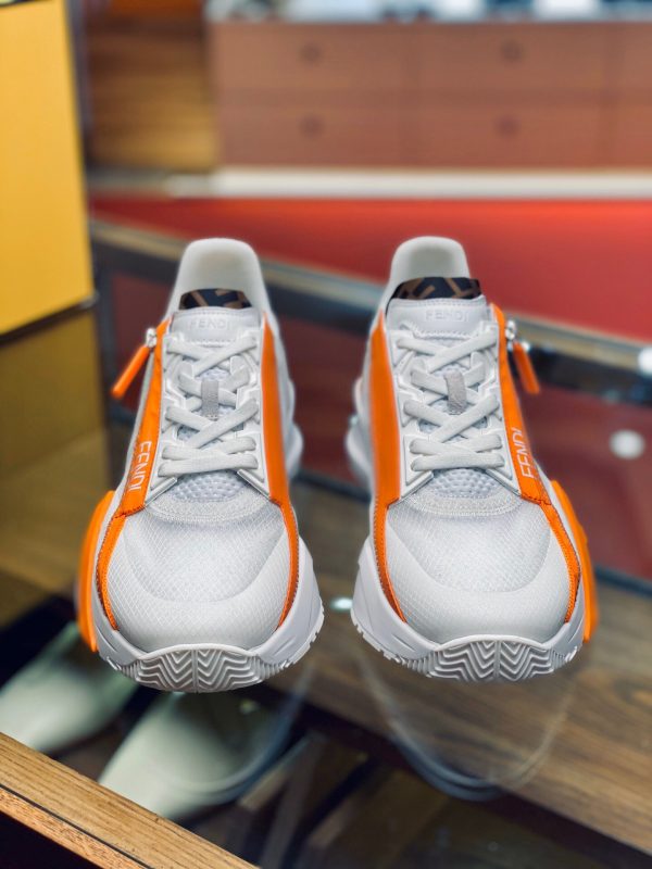 Shoes FENDI 2021 Flow LYCRA® gray x orange 3