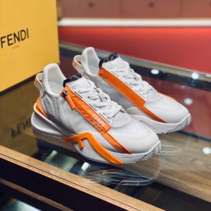 Shoes FENDI 2021 Flow LYCRA® gray x orange 14