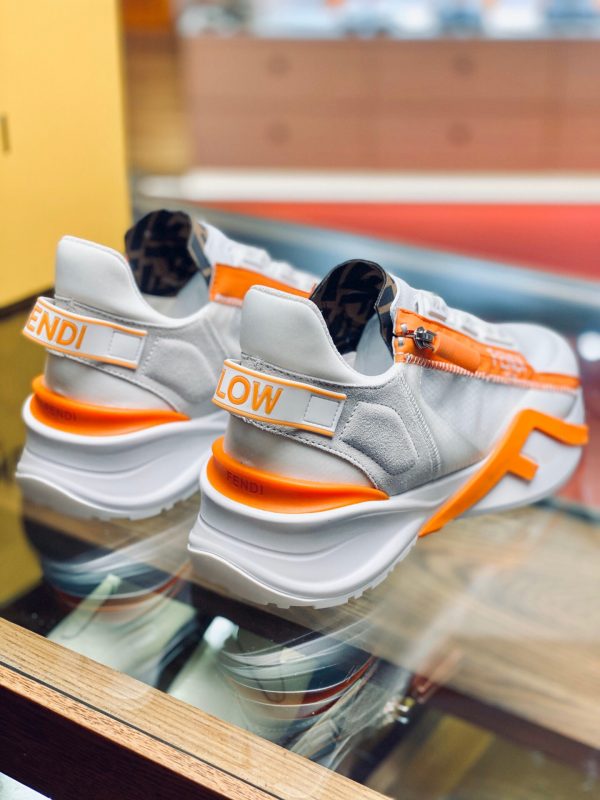 Shoes FENDI 2021 Flow LYCRA® gray x orange 9