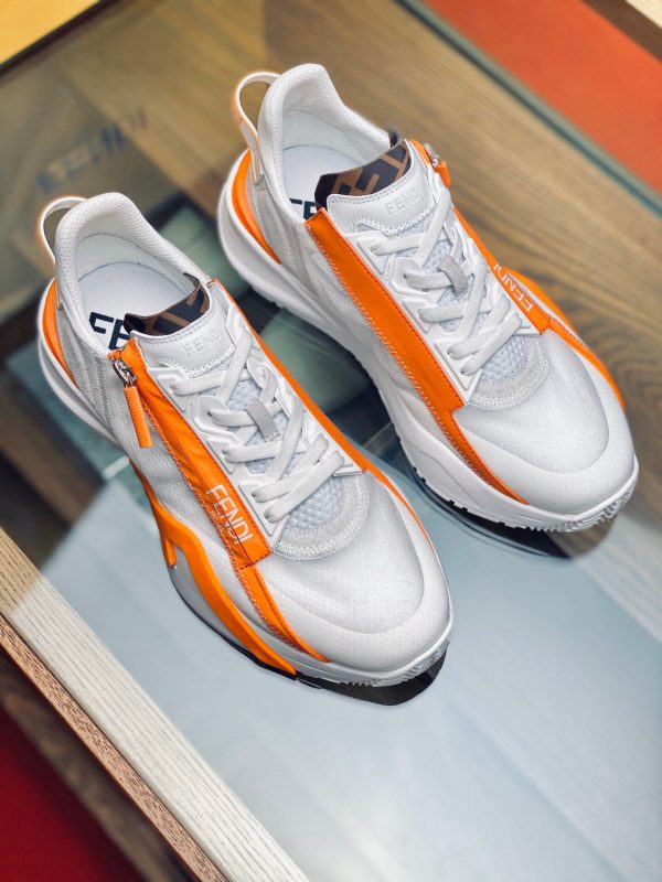 Shoes FENDI 2021 Flow LYCRA® gray x orange 10