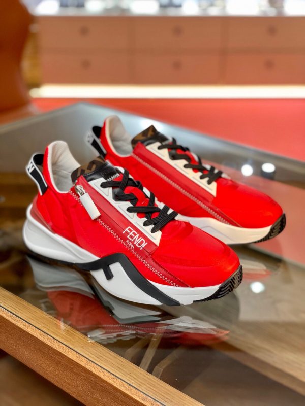 Shoes FENDI 2021 Flow LYCRA® red black 7