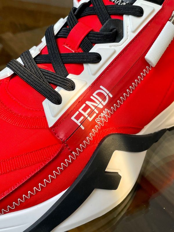 Shoes FENDI 2021 Flow LYCRA® red black 8