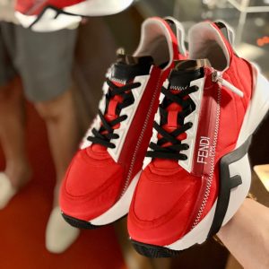 Shoes FENDI 2021 Flow LYCRA® red black 17