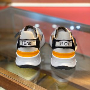 Shoes FENDI 2021 Flow LYCRA® yellow pattern black 12