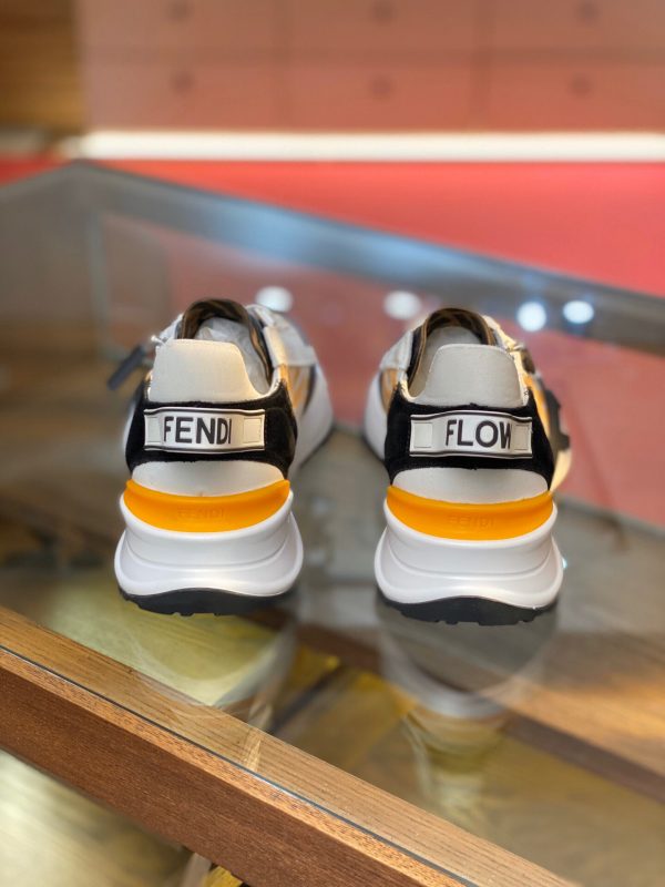 Shoes FENDI 2021 Flow LYCRA® yellow pattern black 4
