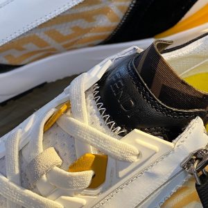 Shoes FENDI 2021 Flow LYCRA® yellow pattern black 13