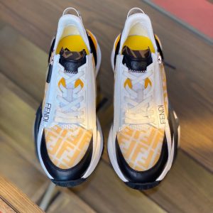 Shoes FENDI 2021 Flow LYCRA® yellow pattern black 14