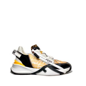 Shoes FENDI 2021 Flow LYCRA® yellow pattern black 15