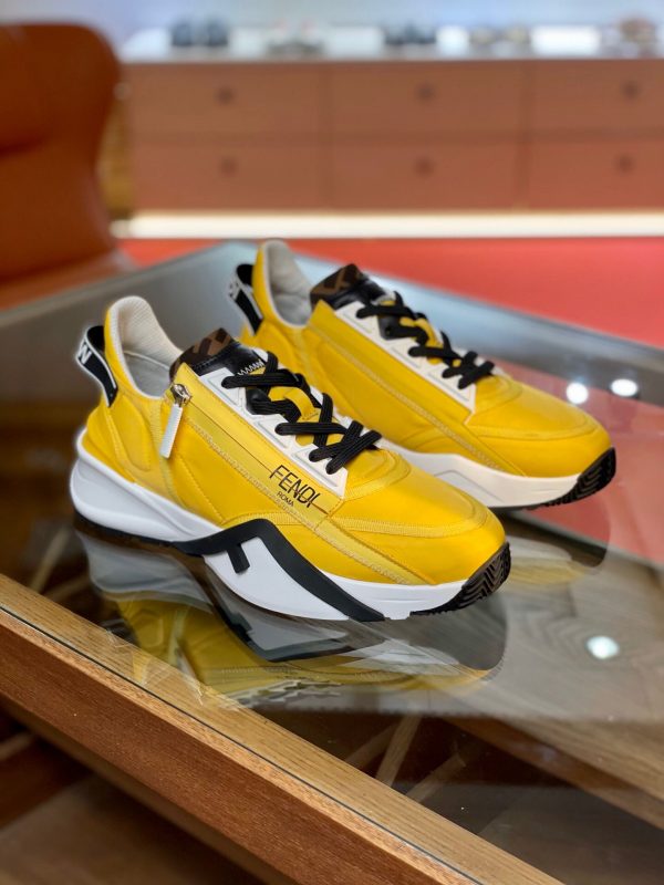 Shoes FENDI 2021 Flow LYCRA® yellow black 1
