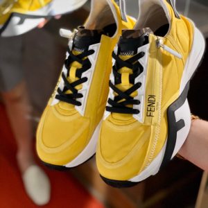Shoes FENDI 2021 Flow LYCRA® yellow black 17