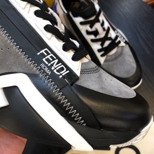 Shoes FENDI Flow black gray 14