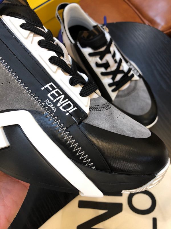 Shoes FENDI Flow black gray 5