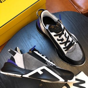 Shoes FENDI Flow black gray 15