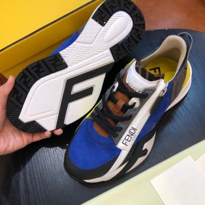 Shoes FENDI Flow full black blue yellow 15