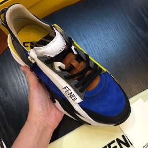 Shoes FENDI Flow full black blue yellow 17