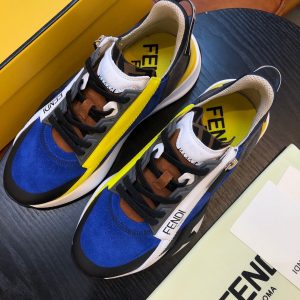 Shoes FENDI Flow full black blue yellow 18