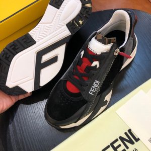 Shoes FENDI Flow full black red 19