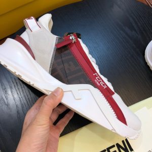 Shoes FENDI Flow full white red brown 18