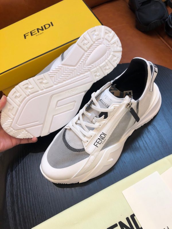 Shoes FENDI Flow full white x gray 2