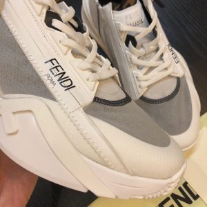Shoes FENDI Flow full white x gray 15