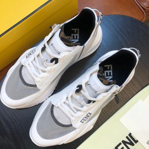 Shoes FENDI Flow full white x gray 16