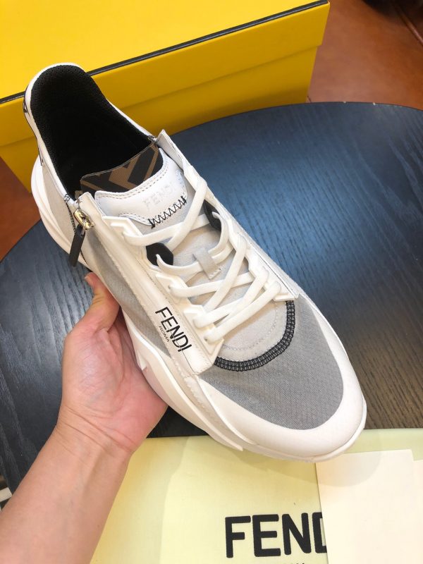 Shoes FENDI Flow full white x gray 1