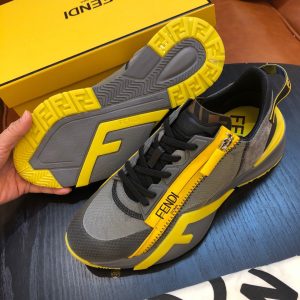 Shoes FENDI Flow gray yellow 11
