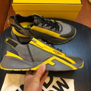 Shoes FENDI Flow gray yellow 13