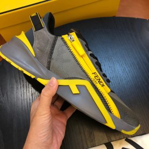 Shoes FENDI Flow gray yellow 17