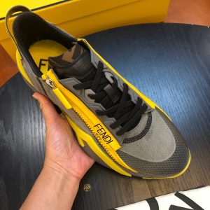 Shoes FENDI Flow gray yellow 18