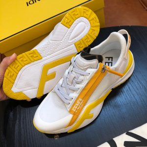 Shoes FENDI Flow white x yellow 11