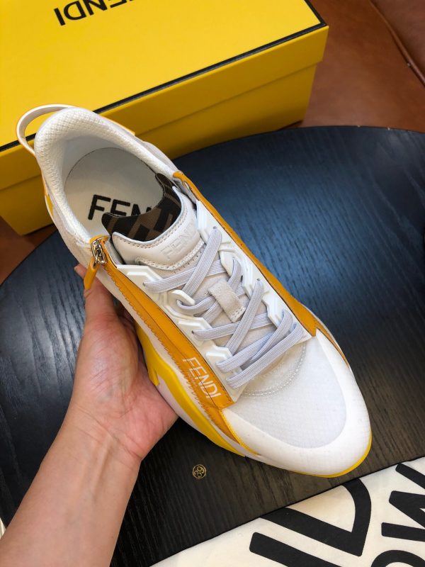 Shoes FENDI Flow white x yellow 7