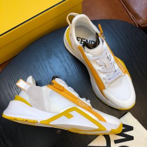 Shoes FENDI Flow white x yellow 17