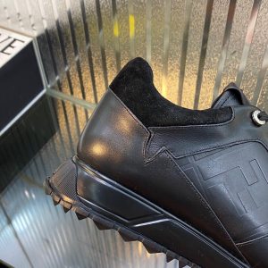 Shoes FENDI Lace-up black x leather Corner Bugs shaped 11
