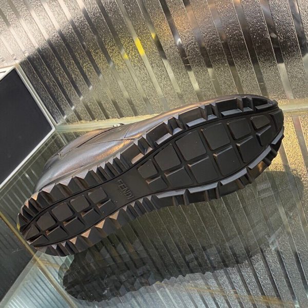 Shoes FENDI Lace-up black x leather Corner Bugs shaped 5