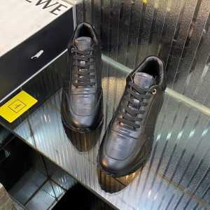 Shoes FENDI Lace-up black x leather Corner Bugs shaped 17