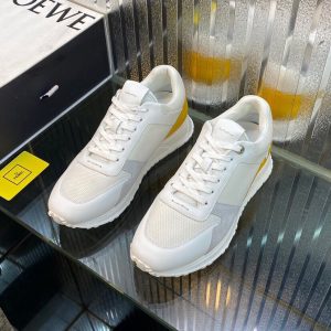 Shoes FENDI Lace-up white x yellow x leather Corner Bugs shaped 18