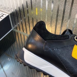 Shoes FENDI Lace-up black x yellow Bag Bugs eye-shaped 14