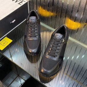 Shoes FENDI Lace-up black x yellow x leather Corner Bugs shaped 17