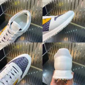 Shoes FENDI Lace-up white x blue x yellow Bag Bugs eye-shaped 13